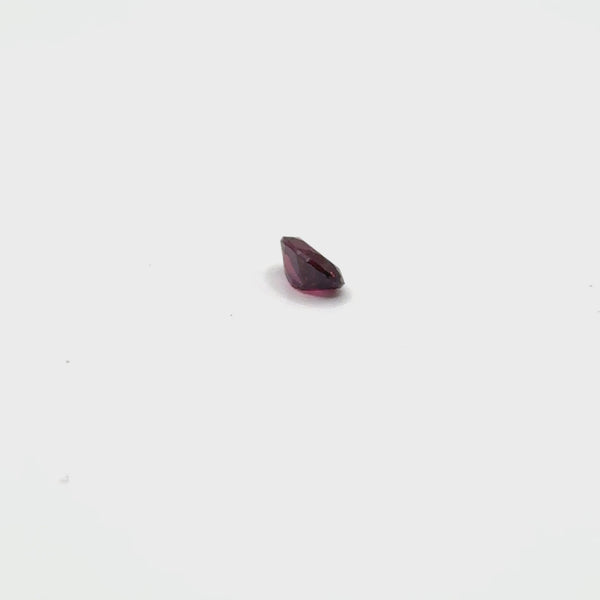0.61 Carat Oval Rhodolite Garnet Gemstone